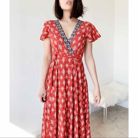 RACHEL Wrap maxi dress | - Picture 3 of 6